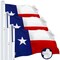 G128 Texas 5x8 FT 3-Pack Embroidered Stars Sewn Stripes Heavy Duty 220GSM Tough Spun Polyester Quality with Brass Grommets
